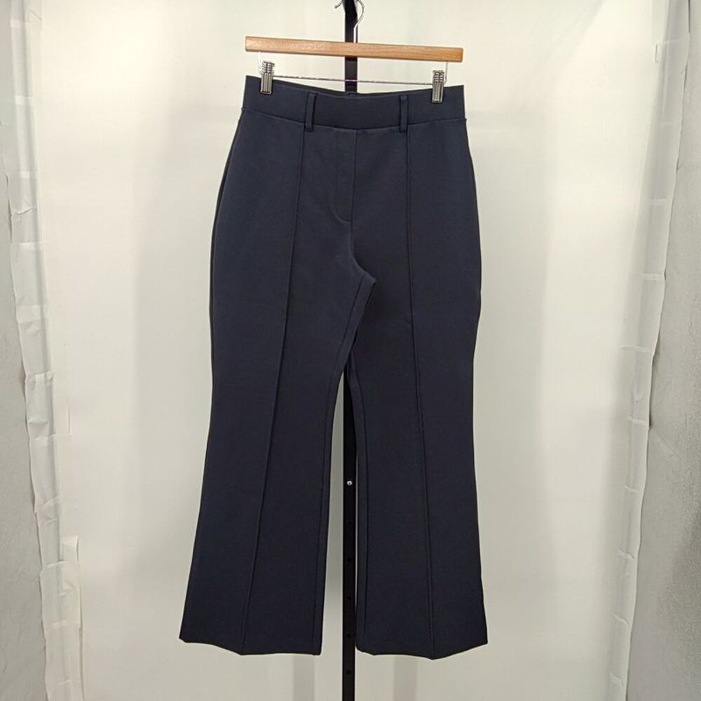 Quince Women Ultra-Stretch Ponte Flare Leg Pants Navy M